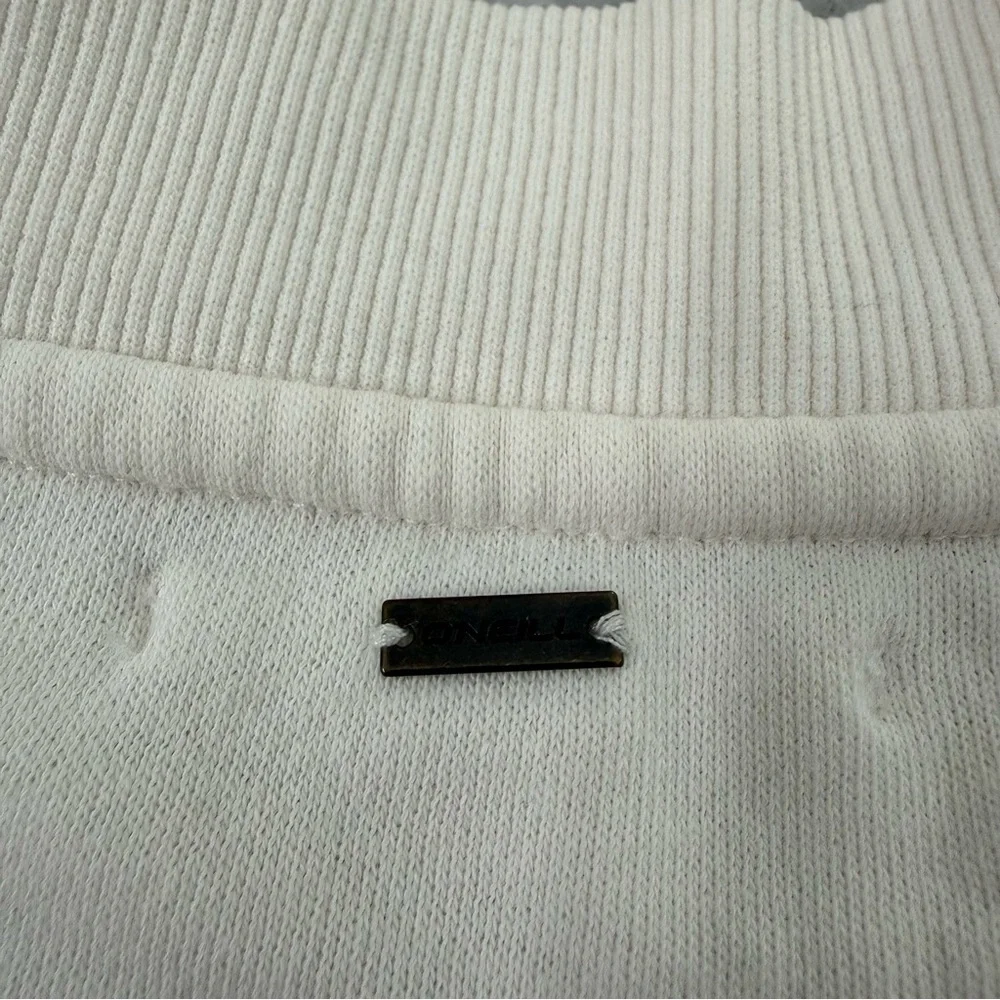Women’s O'Neill Moment Crop Crew Neck Cropped Oversized Fleece Sweatshirt Medium - Picture 12 of 16